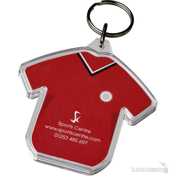 Combo T-shirtvormige sleutelhanger Transparant