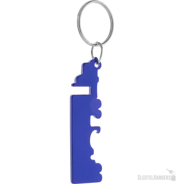 Peterby Sleutelhanger Met Flesopener (Kobalt) Blauw