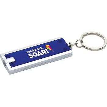 Goedkope sleutelhanger met lampje Blauw Goedkope sleutelhanger met lampje Blauw