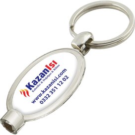 Radiator sleutelhanger ovaal