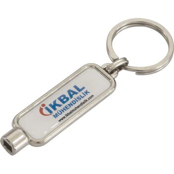 Radiator sleutelhanger rechthoek