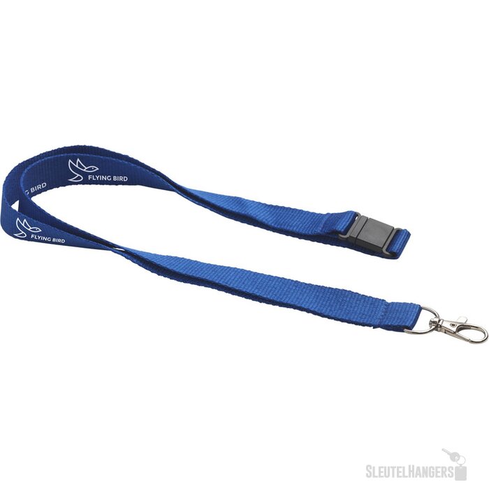 Rpet Lanyard Safety Keycord Blauw
