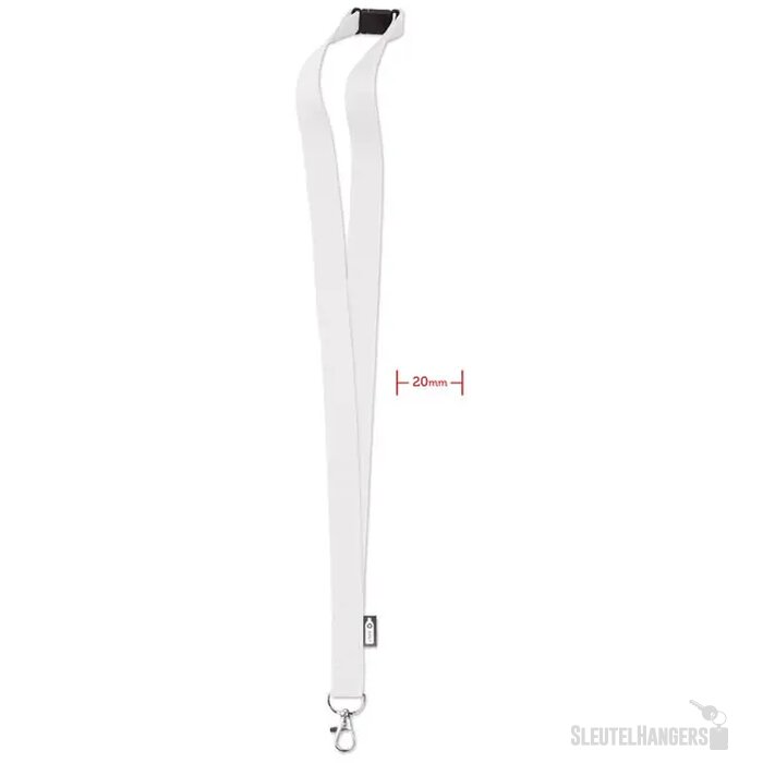 Rpet lanyard Lany rpet Wit