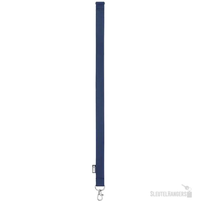 Rpet lanyard Lany rpet Blauw