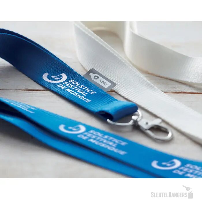 Rpet lanyard Lany rpet Blauw