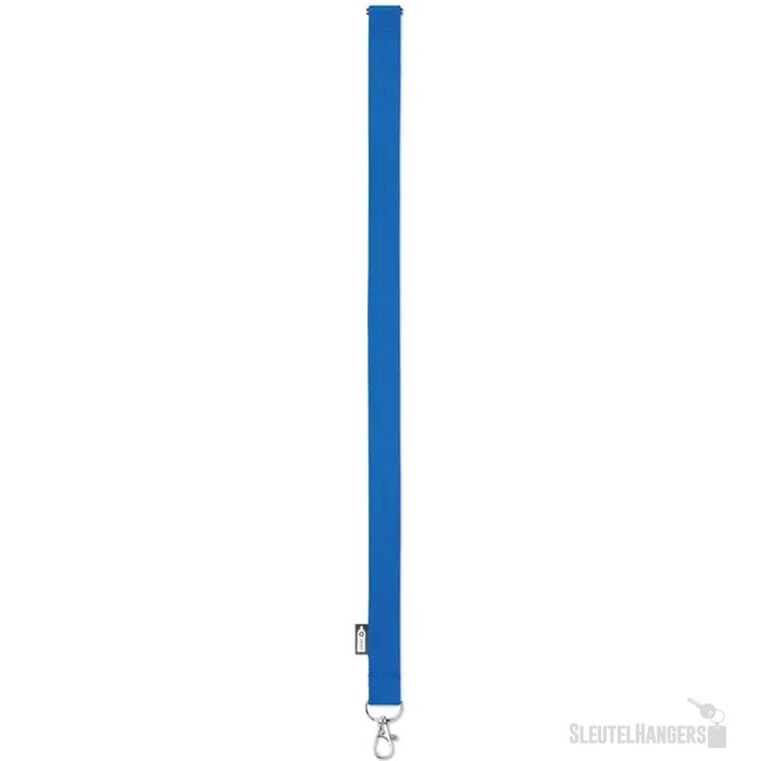 Rpet lanyard Lany rpet Kobaltblauw