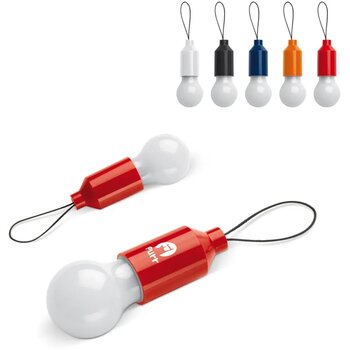 Sleutelhanger gloeilampje Rood Sleutelhanger gloeilampje Rood