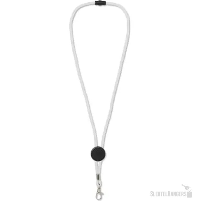 Paracord keycord Wit