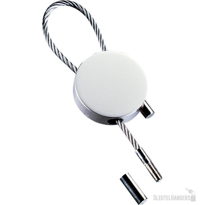 Sleutelhanger Cable zilver
