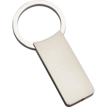 Sleutelhanger Classic Large in de kleur zilver Sleutelhanger Classic Large in de kleur zilver