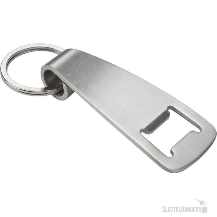 Sleutelhanger met flesopener Didcot zilver