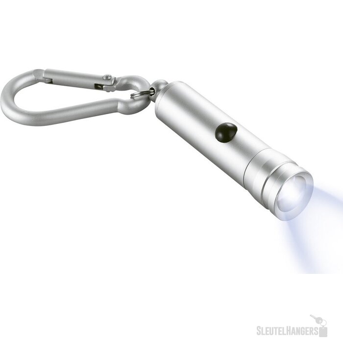 LED sleutelhanger Esbo zilver, wit