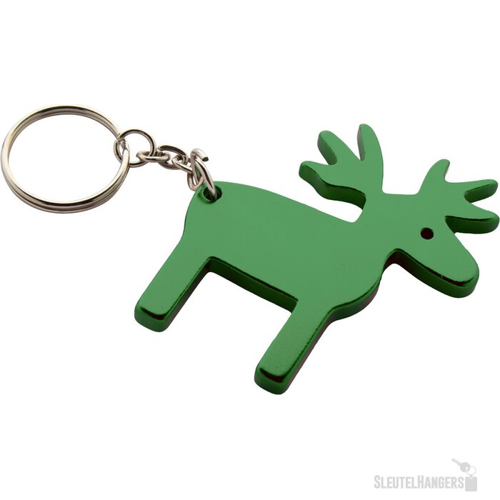 Sleutelhanger Reinsdyr Groen