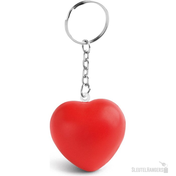 Hearty Anti-Stress Sleutelhanger Rood