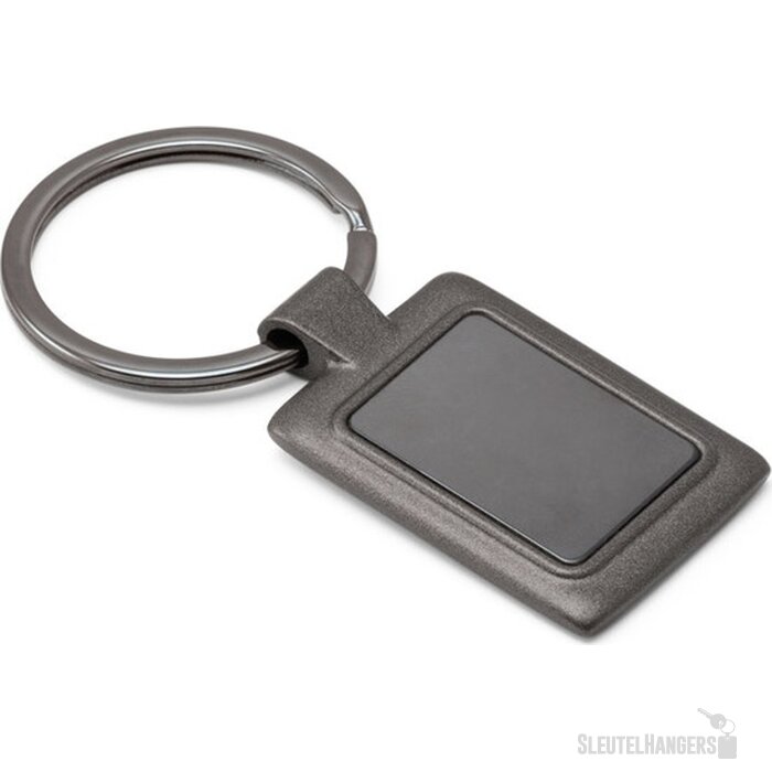 Diamond Metalen Sleutelhanger Gun Metal