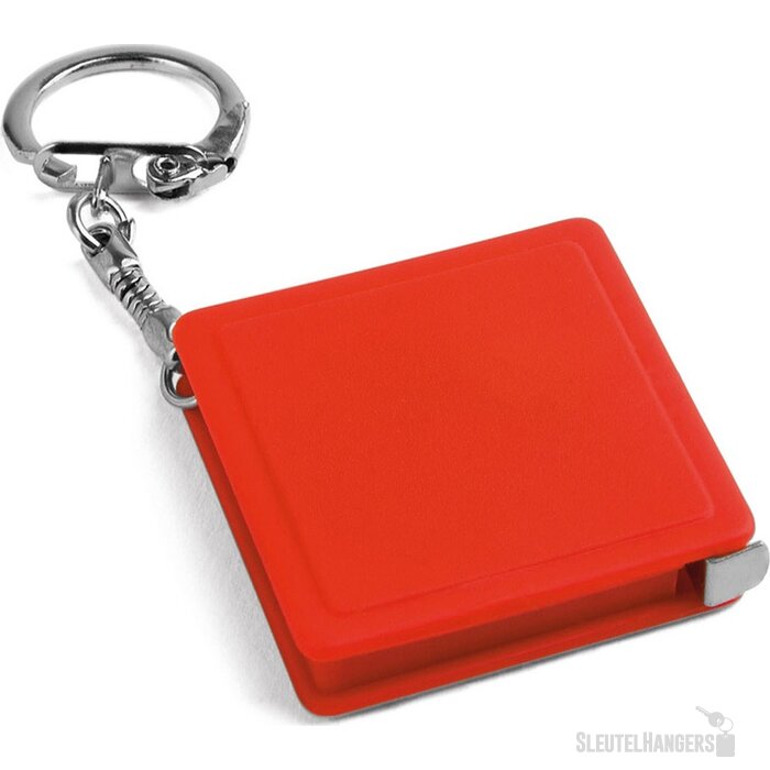 Ashley  Sleutelhanger Met Rolmaat Rood