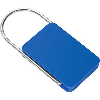 Sleutelhanger met beugel blauw Sleutelhanger met beugel blauw