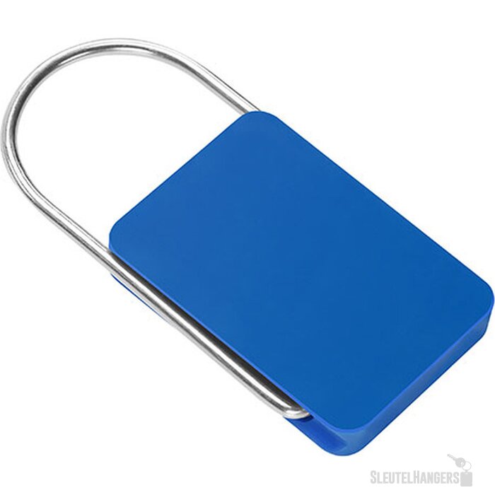 Sleutelhanger met beugel blauw