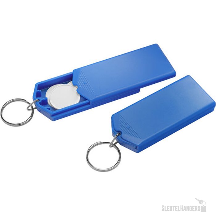 Sleutelhanger safebox blauw