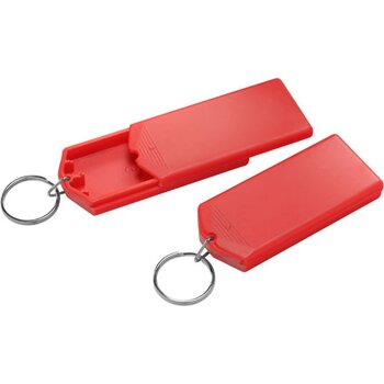 Sleutelhanger safebox rood Sleutelhanger safebox rood