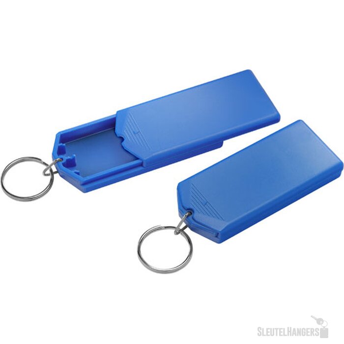 Sleutelhanger safebox blauw
