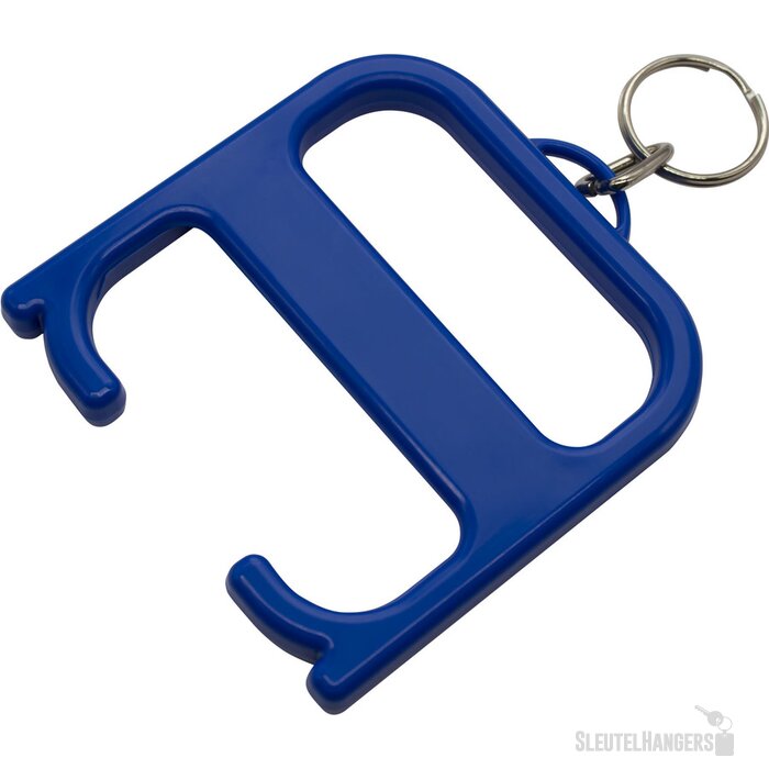 Hygiënesleutel met sleutelhanger Koningsblauw