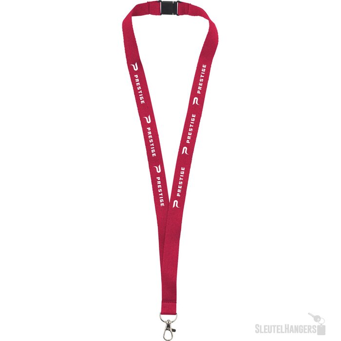 Lanyard Safety Rpet 2 Cm Keycord Rood