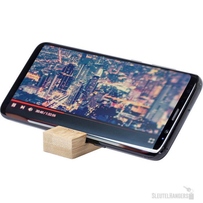 Sleutelhanger Met Mobielhouder Naturel