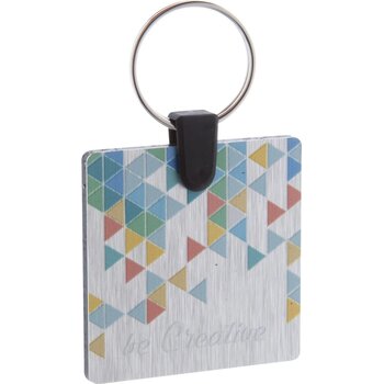 Aluudy C Sleutelhanger Zilver Aluudy C Sleutelhanger Zilver