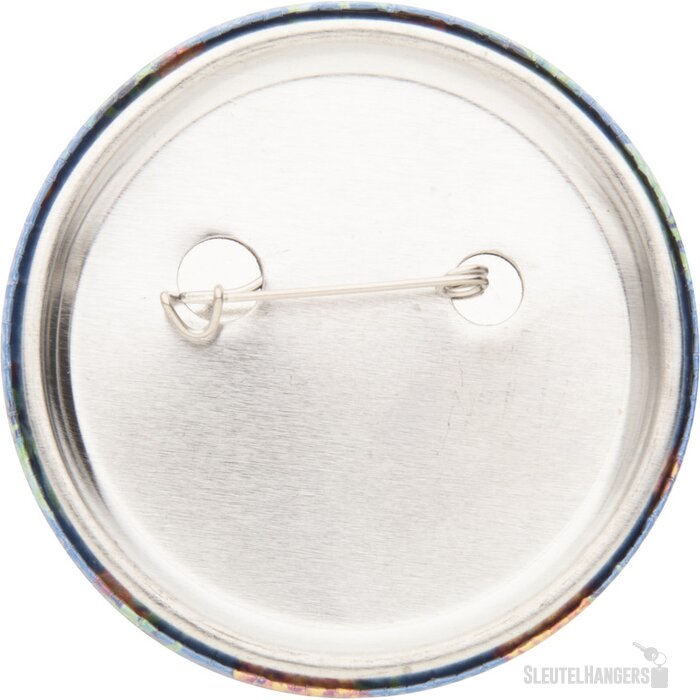 Pinbadge Mini Button Met Pin Zilver