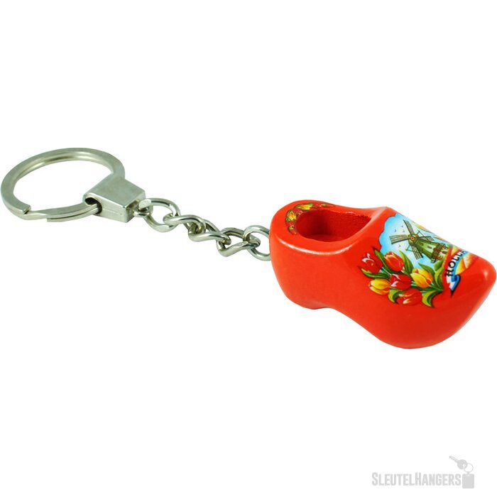 Keychain 1 shoe 4 cm, orange tulip