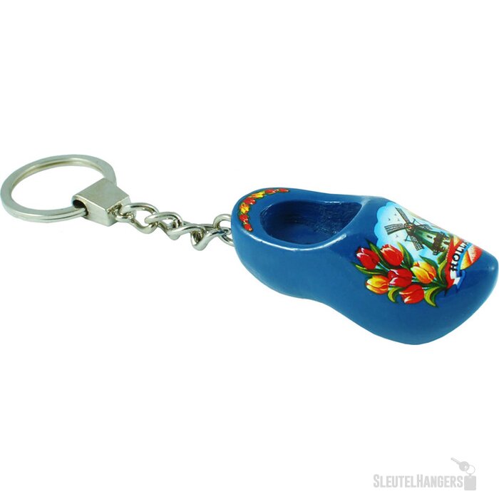 Keychain 1 shoe 5 cm, blue tulip