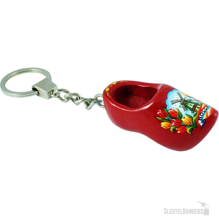 Keychain 1 shoe 5 cm, red tulip