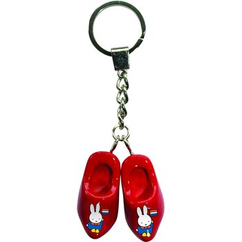 Sleutelhanger met 2 klompjes Nijntje Rood Sleutelhanger met 2 klompjes Nijntje Rood