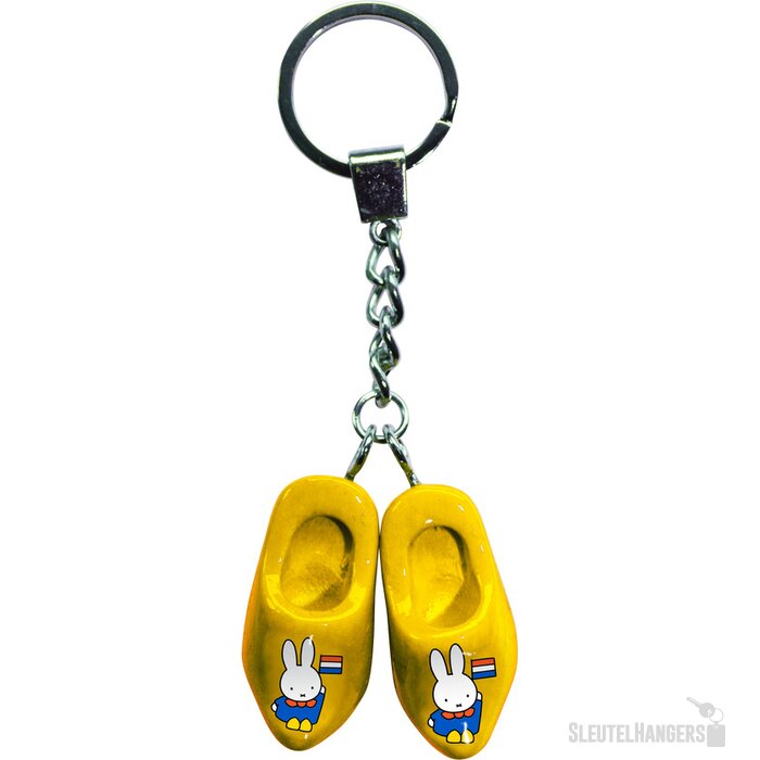 Keychain 2 shoes, yellow Nijntje Miffy