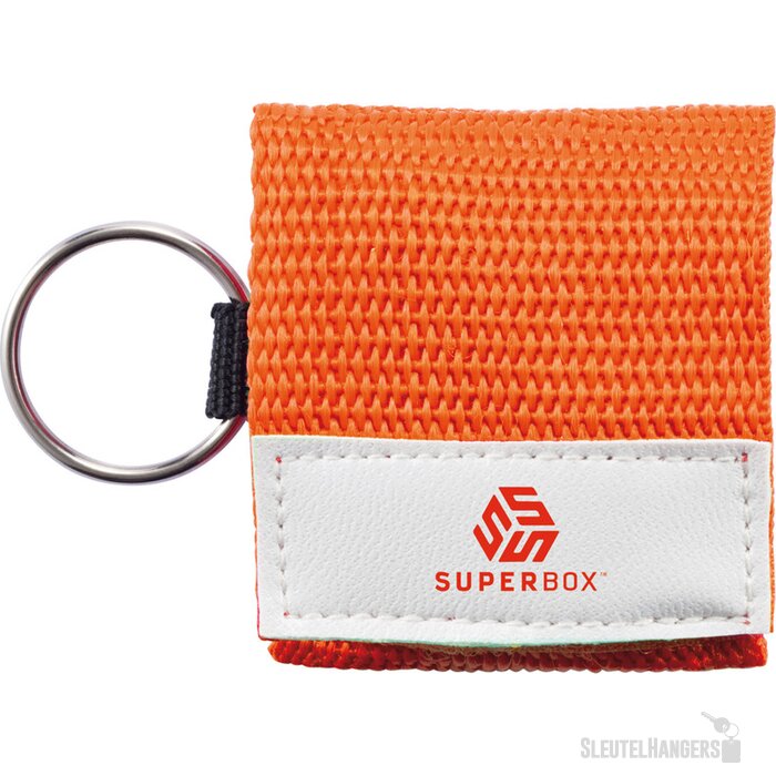 Eerste hulp beademingsmasker oranje