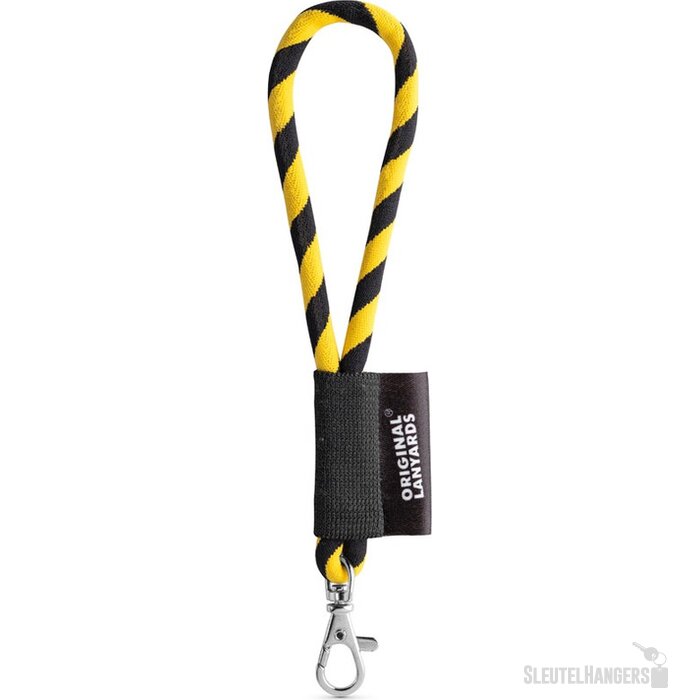 Lanyard Tube Korte Keycord Zwart
