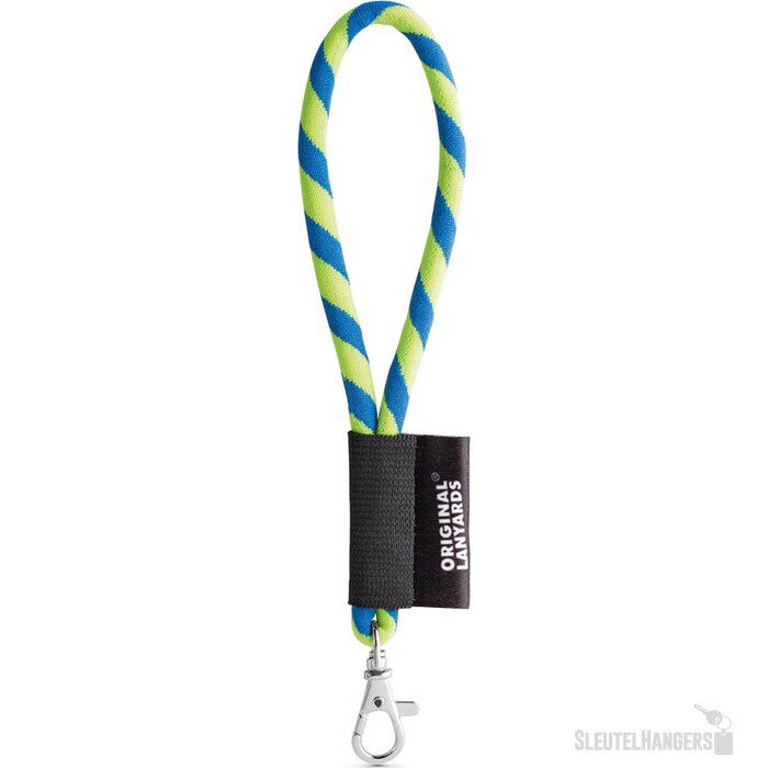 Lanyard Tube Korte Keycord Geel