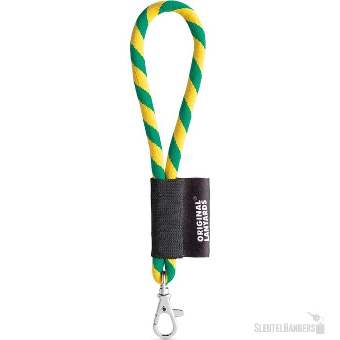 Lanyard Tube Korte Keycord Geel