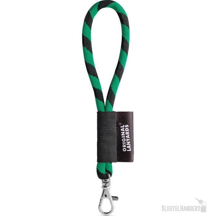 Lanyard Tube Korte Keycord Zwart