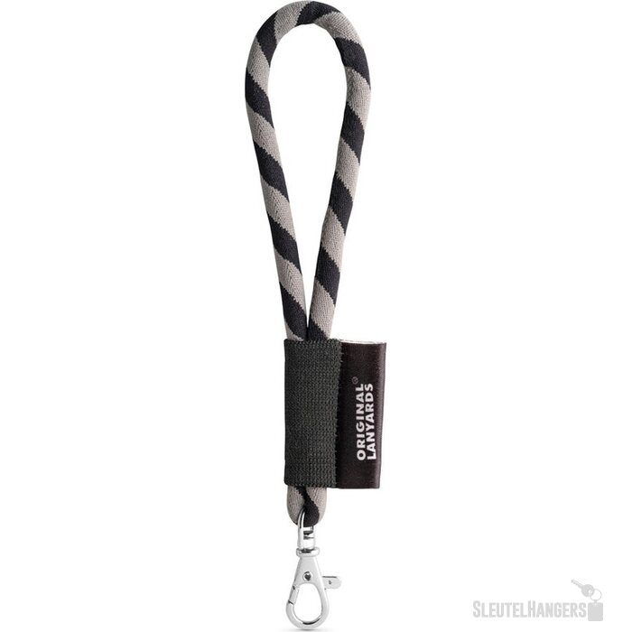 Lanyard Tube Korte Keycord Zwart
