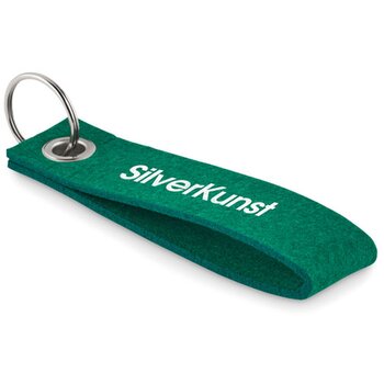 Rpet vilten sleutelhanger Groen Rpet vilten sleutelhanger Groen