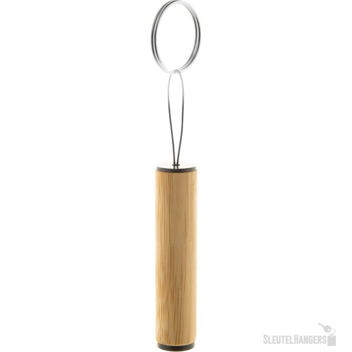 Bamboe zaklampje met sleutelhanger Naturel
