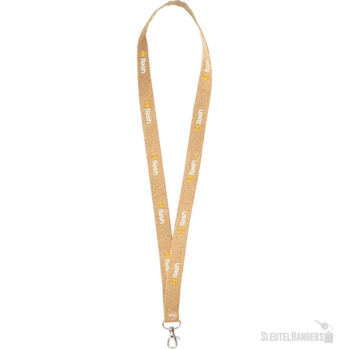 Lanyard Cork 2 Cm Keycord Naturel