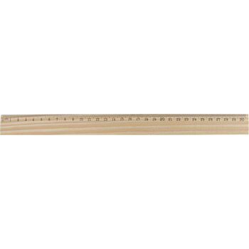 Grenenhouten liniaal (30 cm) Naturel Grenenhouten liniaal (30 cm) Naturel