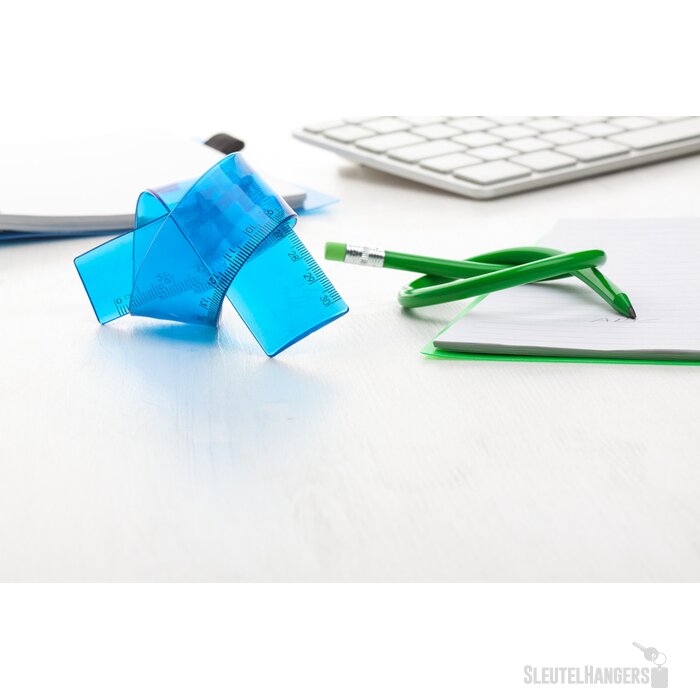 Flexibele liniaal (30 cm) Blauw