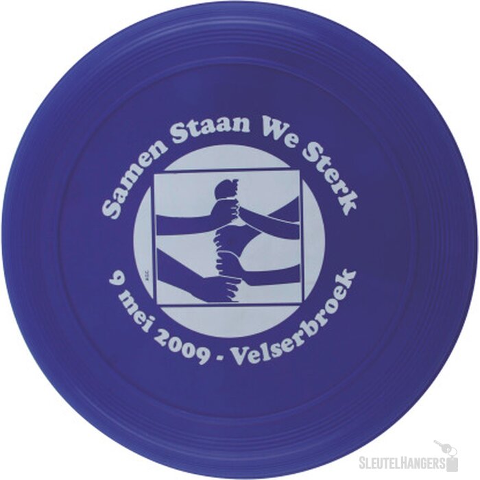 Gekleurde frisbee met ringen Blauw