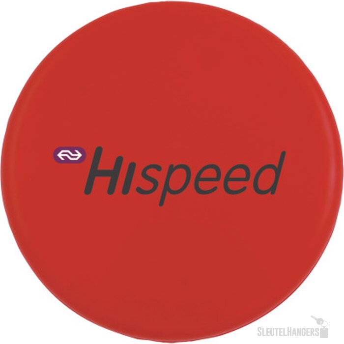 Gekleurde frisbee zonder ringen Rood