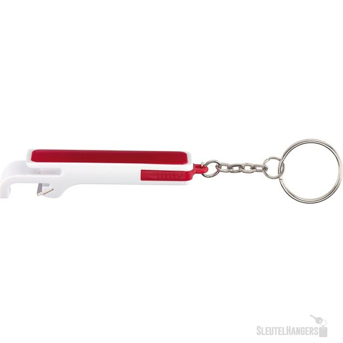 Sleutelhanger opener en telefoonhouder rood