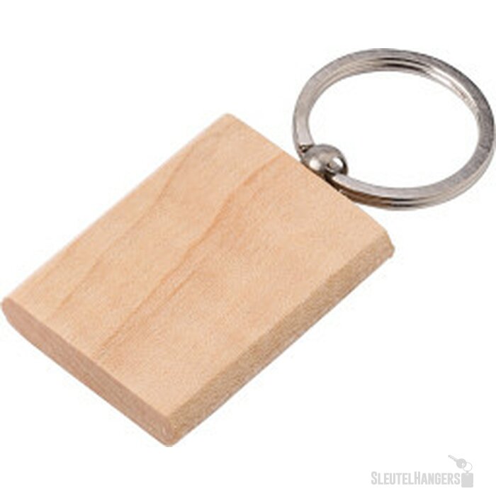 Houten sleutelhanger